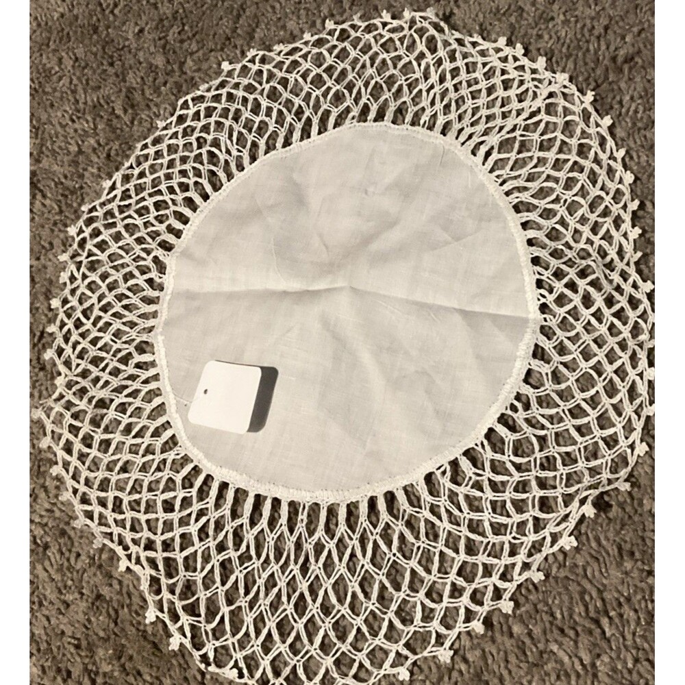Vintage Doily Crocheted Edge